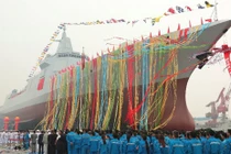 Trung Quốc bắt đầu đóng mới tàu khu trục Type-055 thứ 6