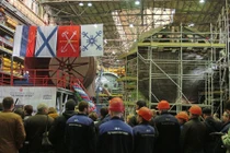 Ảnh Nga khởi đóng tàu ngầm AIP tối tân Lada