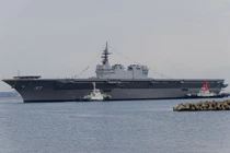 Tàu chiến lớn nhất Nhật Bản ra biển thử nghiệm