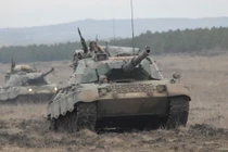 Mục kích xe tăng Leopard 1A1 Thổ Nhĩ Kỳ tập trận