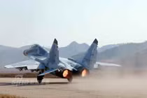 Mãn nhãn chiến đấu cơ MiG-29, Su-25 Triều Tiên tập trận