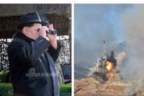 Quân đội Triều Tiên tập trận bắn pháo dữ dội