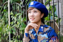 Mê mẩn nhan sắc Việt trong bộ quân phục Cảnh sát biển