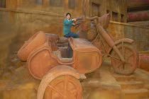 Hình thù kỳ thú ở đường hầm điêu khắc độc nhất VN