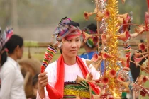 Bản Mường rộn ràng vào hội khai xuân