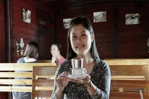 Kỳ thú “thưởng” cà phê trên tàu cổ trăm tuổi ở Đà Lạt