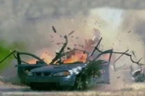 Súng máy M2 phá nát ô tô trong chớp mắt