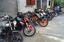 Xôn xao dàn siêu môtô đại náo nhà Lệ Rơi