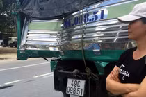 Chi tiết vụ tài xế xe tải liều mình cứu xe khách mất phanh khi đổ đèo