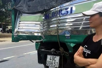 Chi tiết vụ tài xế xe tải liều mình cứu xe khách mất phanh khi đổ đèo