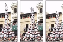 Tháp người cao 15m đổ “như chuối” vì sai thao tác