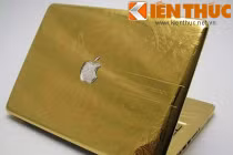 Đại gia Hà Nội "máu chơi", mạ vàng laptop