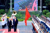 Lễ đón trọng thể Tổng Bí thư, Chủ tịch Trung Quốc Tập Cận Bình