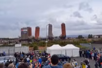 Tòa nhà cao nhất châu Âu một thời sụp đổ trong 7 giây