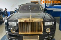 Rolls-Royce Phantom “độ” Rồng thời Lý, mạ vàng ở TPHCM
