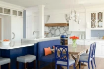 Nhà sang chảnh với sắc xanh cô-ban cá tính