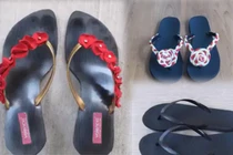 Cách làm dép tông đẹp sành điệu, không đụng hàng