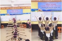 Màn múa trên nền nhạc "Bánh trôi nước" đẹp hút hồn