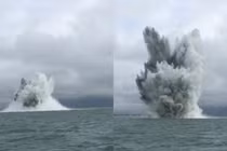 Sức nổ hủy diệt của quả bom 700kg thời thế chiến 2