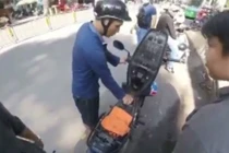 Lật tẩy thủ đoạn giả vờ hết xăng... xin tiền người đi đường