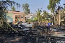 Bạc Liêu: Cháy 3 căn nhà trong đêm, 1 người tử vong