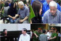 Xúc động tình cảm đại gia và vợ tại tòa