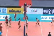 Xem trận thắng lịch sử của bóng chuyền Việt Nam