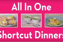 Bữa tối nhanh gọn với 3 món ăn bằng lò nướng