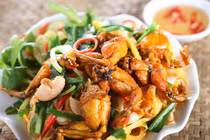 Công thức chuẩn cho món ếch xào lăn ăn thòm thèm