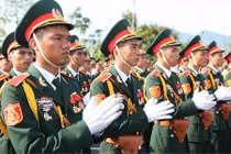 Cận cảnh các cán bộ, chiến sỹ luyện tập diễu binh 2/9