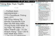 Dùng Facebook nhắn tin lừa trúng thưởng xe Liberty