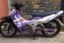 Suzuki “xì po” tím dễ thương giá gần 100 triệu đồng