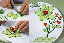 Nghệ thuật cắt dưa chuột đỉnh cao là đây