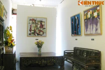 Gỗ quý, đồ cổ trong nhà triệu đô của họa sĩ HN