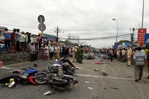 Container tông nhiều xe máy ở Long An: Tài xế dùng ma túy và rượu