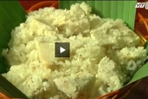 Mê mệt món xôi nếp nương khoai sọ dẻo thơm