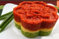 Cách nấu xôi ba màu cực đẹp bằng lò vi sóng