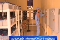 Quy trình lọc nước biển thành nước ngọt ở Trường Sa