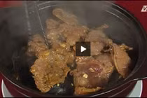 Lạ miệng với món nghé nướng đá cuội