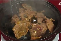 Lạ miệng với món nghé nướng đá cuội