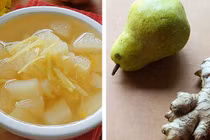 Cách chữa ho tức thì bằng nước lê gừng