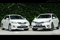 So sánh Toyota Corolla Altis thế hệ cũ và mới