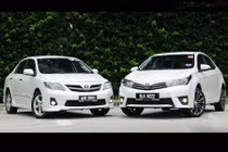 So sánh Toyota Corolla Altis thế hệ cũ và mới
