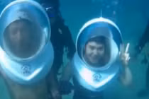 Mê mẩn dịch vụ đi bộ dưới đáy biển ở Nha Trang