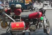 Siêu xe cứu hỏa hai bánh độc nhất Sài Gòn