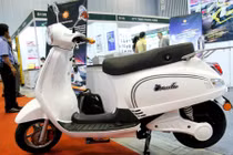 Xuất hiện xe điện giống hệt Vespa tại Việt Nam