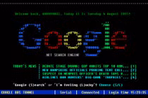 Quay lại Internet năm 1980 với Google phiên bản MS-DOS