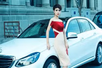 Mổ xẻ xế sang Mercedes mới cóng của Mai Thu Huyền