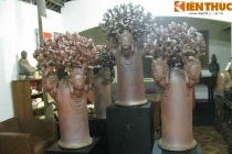 Siêu phẩm gốm cực dị, đắt giá của nhà điêu khắc Việt