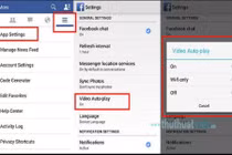 Cách tắt chức năng tự động phát video trên Facebook